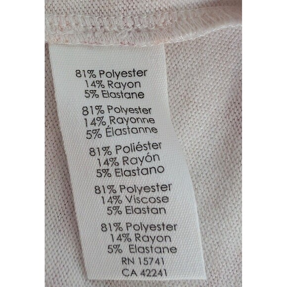 P.J. Salvage Women’s Lounge Pajama Set Geometric Stripe Tank & Shorts Ivory Sz S - Picture 6 of 6